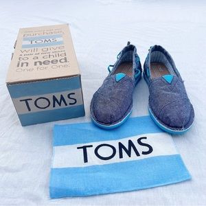 NWT Toms Blue Chambray Biminis